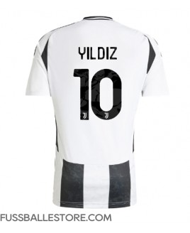 Günstige Juventus Kenan Yildiz #10 Heimtrikot 2024-25 Kurzarm